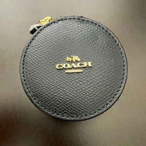 Coach F66501 Round Trinket Leather Box
